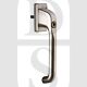 Hoppe HOP0123S London Set Locking Single Patio Door Handle Silver
