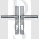 Hoppe HOP70S London Range 70mm Centres UPVC Lever/Lever Handles Silver