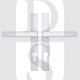Hoppe HOP70W London Range 70mm Centres UPVC Lever/Lever Handles White