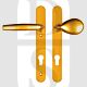 Hoppe HOP92LPG Hoppe Atlanta Range UPVC 92mm PZ Lever Moveable Pad Door Handles Gold