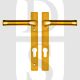 Hoppe HOP92PZ122G London Range Lever/Lever UPVC Handles Gold