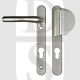 Hoppe HOPLPS Atlanta Range UPVC 92mm PZ Sprung Lever Fixed Pad Door Handles Satin