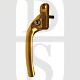 Hoppe TOKLH40B Tokyo Range UPVC Offset Locking Espag Window Handle Left Hand Brass