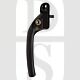 Hoppe TOKLH40BL Tokyo Range UPVC Offset Locking Espag Window Handle Left Hand Black