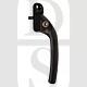 Hoppe TOKRH40BL Tokyo Range UPVC Offset Locking Espag Window Handle Right Hand Black