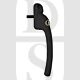 Hoppe TOKIE40BL Tokyo Range UPVC Inline Locking Espag Window Handle Black