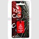 Keep Calm KRA155C Keep Calm & Carry On Red Premium Steel Licensed Keychain-Keyring