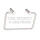 Bary 5007.SSS Grade 304 Contract Washroom Towel Ring Concealed Fixing Satin Stainless Steel