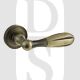Old English OE175MAB Cambridge Lever Door Handle On Round Rose Matt Antique Brass
