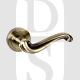 Old English OE177AB Colchester Lever Door Handle On Round Rose Antique Brass