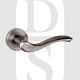 Old English OE178MBN Warwick Lever Door Handle On Round Rose Matt Gun Metal