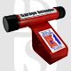 PJB SJ535 External Security Garage Door Defender Red For Up and Over Garage Doors