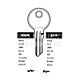 Yale Copy Orion BS15 Copy Cylinder Key Blanks Silca BA5 JMA BS-4D HD U122A Errebi BAS2 Pack of 10