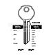 UN12L Cylinder Key Blanks (10)