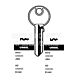 UN68L Cylinder Key Blanks (10)