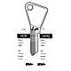 VA105 Cylinder Key Blanks (10)