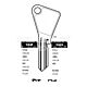 VA38 Cylinder Key Blanks (10)