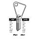 VA145 Cylinder Key Blanks (10)