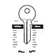 VRO5 Cylinder Key Blanks (10)