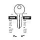 Viro Copy Orion VRO5PL Cylinder Key Blanks Silca VI087 JMA VI-2D HD 104ASR Errebi V5PS Pack of 10