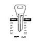 WEI16 Copy Cylinder Key Blanks (10)