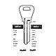WEI12 Copy Cylinder Key Blanks (10)