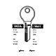 YAL17 Copy Cylinder Key Blanks (10)