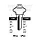 Schlage Copy Orion 1145H Cylinder Key Blanks Silca SH13 JMA SLG-23 HD 145H Errebi SH5H Pack of 10