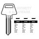 Assa Copy Orion A0505 Cylinder Key Blanks Silca ASS143 JMA AS-10D HD ASS143 Errebi AA119 Pack of 10