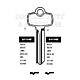 Best Copy Orion A1114E Cylinder Key Blanks Silca BES5 JMA BES-5D HD A114E Errebi BES5 Pack of 10