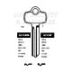 Best Copy Orion A1114FM Cylinder Key Blanks Silca BES12 JMA BES-15D HD A114FM - Errebi BES15 Pack of 10