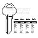Assa Copy Orion A29GL Cylinder Key Blanks Silca ASS27R JMA AS-GL5 HD AS-GL5 Errebi AA26R Pack of 10