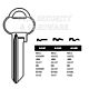 Assa Copy Orion A34F Cylinder Key Blanks Silca ASS40R JMA AS-F7 HD ASS40R Errebi AA19 Pack of 10