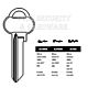 Assa Copy Orion A34S Cylinder Key Blanks Silca ASS42 JMA AS-S7 HD AS-S7 Errebi AA16R Pack of 10