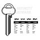 Assa Copy Orion A35GM Cylinder Key Blanks Silca ASS30R JMA AS-GM7 HD AS-GM7 Errebi AA38R Pack of 10