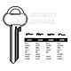 Assa Copy Orion A35X Cylinder Key Blanks Silca ASS36R JMA AS-X7 HD ASS36R Errebi AA40R Pack of 10