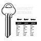 Assa Copy Orion A37LE Cylinder Key Blanks Silca ASS56R JMA AS-LE7 HD AS-LE7 Errebi AA49 Pack of 10