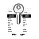 Abus Copy Orion ABS5L Cylinder Key Blanks Silca AB15R JMA ABU-27D HD AB16 Errebi AU9PS Pack of 10