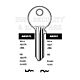 Abus Copy Orion ABS57 Cylinder Key Blanks Silca AB37 JMA ABU-74D Errebi AU49 Pack of 10