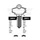 Arrow Copy Orion ARW13 Cylinder Key Blanks Silca AW3 JMA ARR-3 HD 750 Errebi AW3 Pack of 10