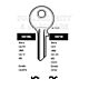 CES Copy Orion CE10L Cylinder Key Blanks Silca CE7R JMA CE-1I Errebi CE4PS Pack of 10