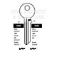 CES Copy Orion CE84 Cylinder Key Blanks Silca CE22-26 JMA CE-55 Errebi CEE26L Pack of 10
