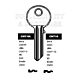 Century Copy Orion CNT10L Cylinder Key Blanks Silca CEN1R JMA CENT-1I HD 8DR Errebi CN5S Pack of 10