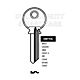 Century Copy CNT13L Cylinder Key Blanks