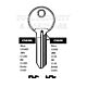 Cisa Copy Orion CSA50 Cylinder Key Blanks Silca CS500 JMA CI-20 HD CI-20 ERREBI CG5S Pack of 10