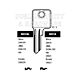 DO16 Cylinder Key Blanks (10)