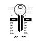 EVA3 Cylinder Key Blanks (10)