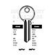 EVA4 Cylinder Key Blanks (10)