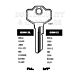 GSN12 Cylinder Key Blanks (10)