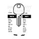 HAF2L Cylinder Key Blanks (10)